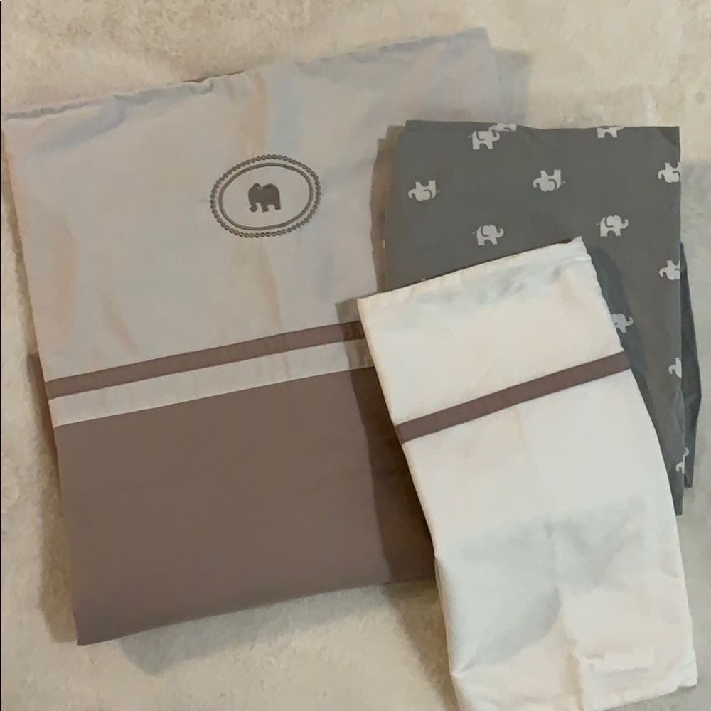 IKEA Elephant Baby Crib Bedding Set